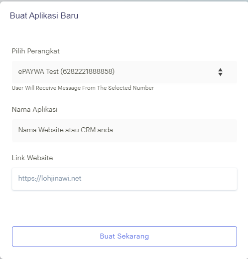 Bests Whatsapp Chat BOT - Cara mendapatkan API Key