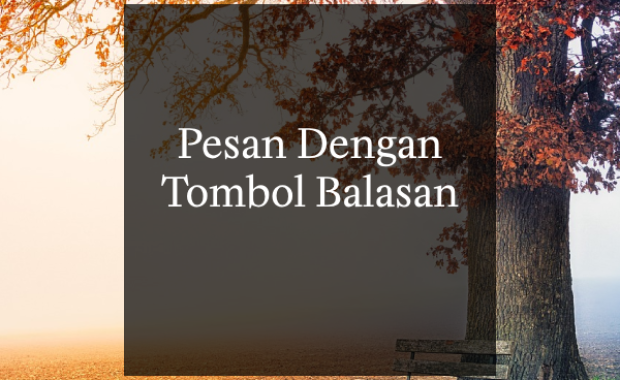 Kirim Pesan dengan Tombol Balasan