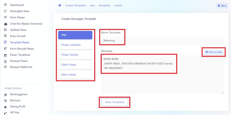 Bests Whatsapp BOT - Cara Membuat Template Pesan